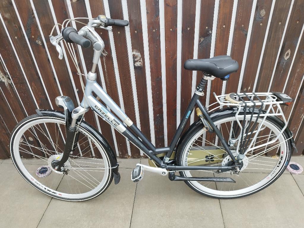 Gazelle Chmonix damesfiets, Ophalen, Versnellingen, Gazelle, 53 tot 56 cm