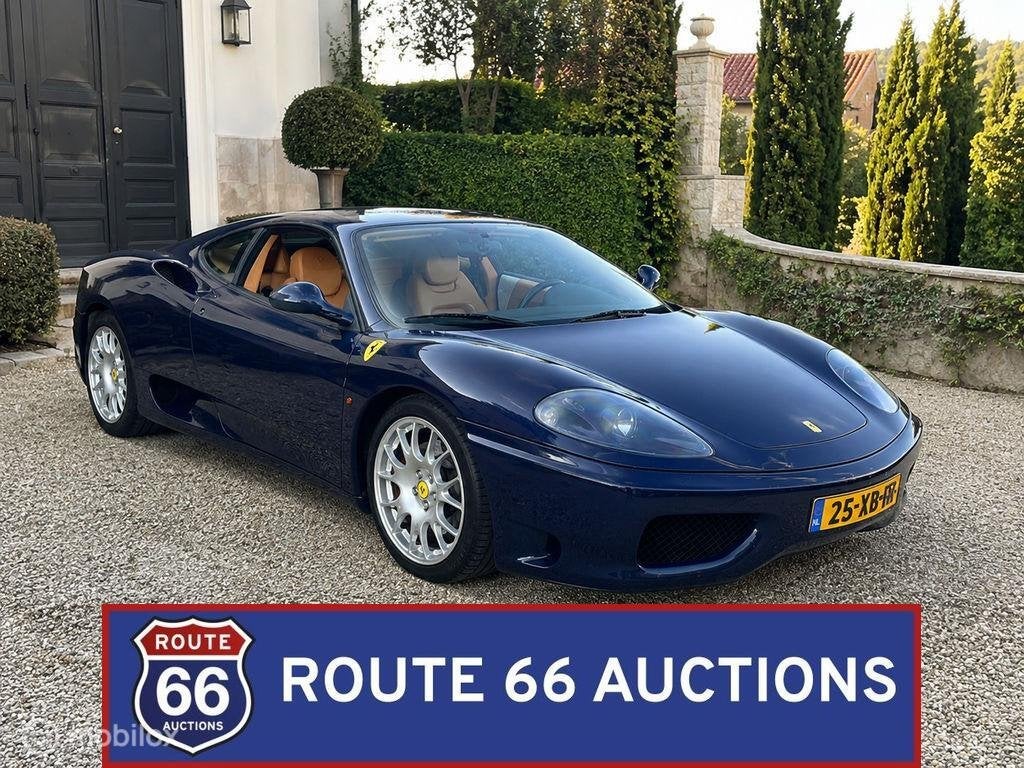 Ferrari 360 Modena | 2001 | Route 66 Auctions, Auto's, Overige carrosserieën, Zwart, Bedrijf, Handgeschakeld