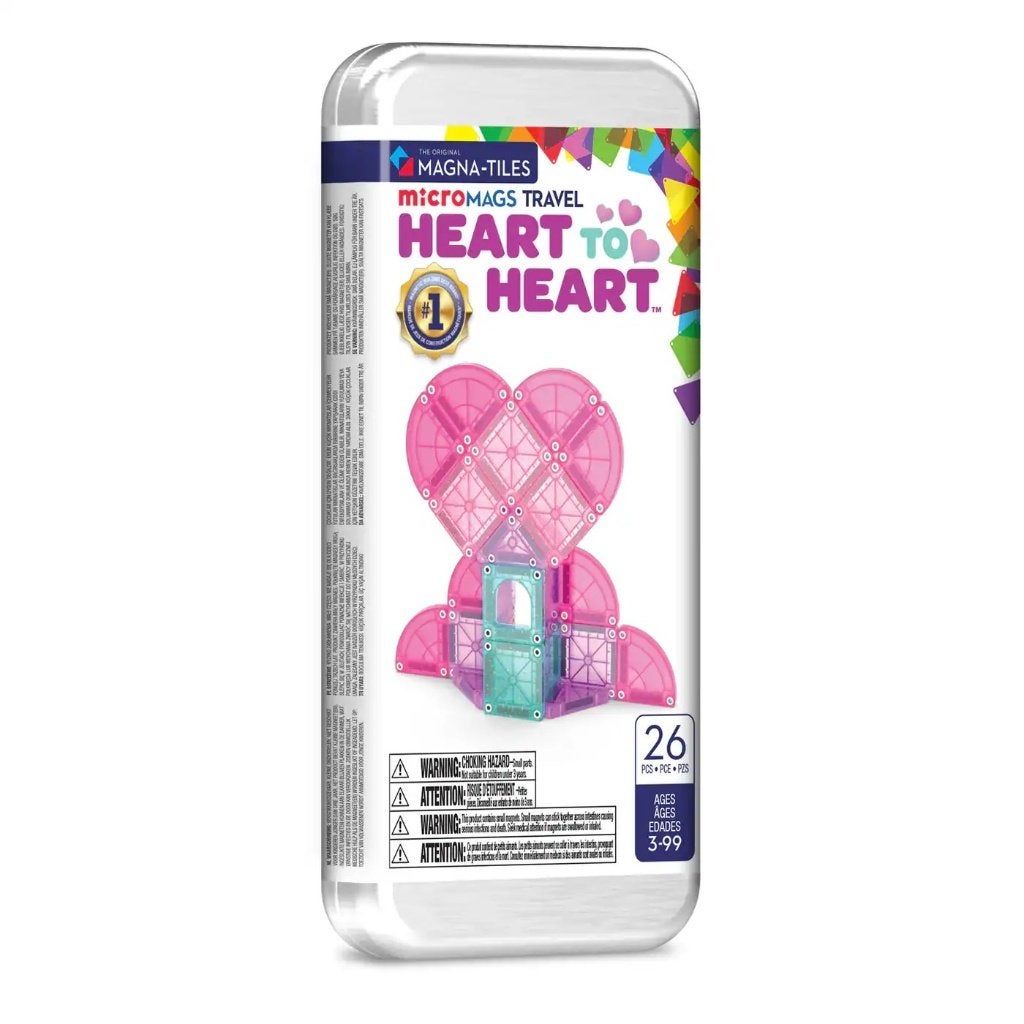 MAGNA-TILES microMAGS Heart to Heart 26 stuks - nieuw, Kinderen en Baby's, ., MAGNA-TILES, Nieuw, Ophalen of Verzenden