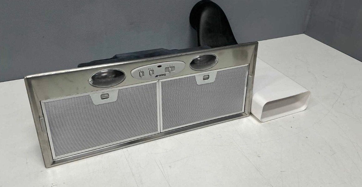 Smeg Onderbouw Afzuigkap - RVS - Zo goed als nieuw, Onderbouw afzuigkap, Ophalen of Verzenden, Zo goed als nieuw, Inbouw