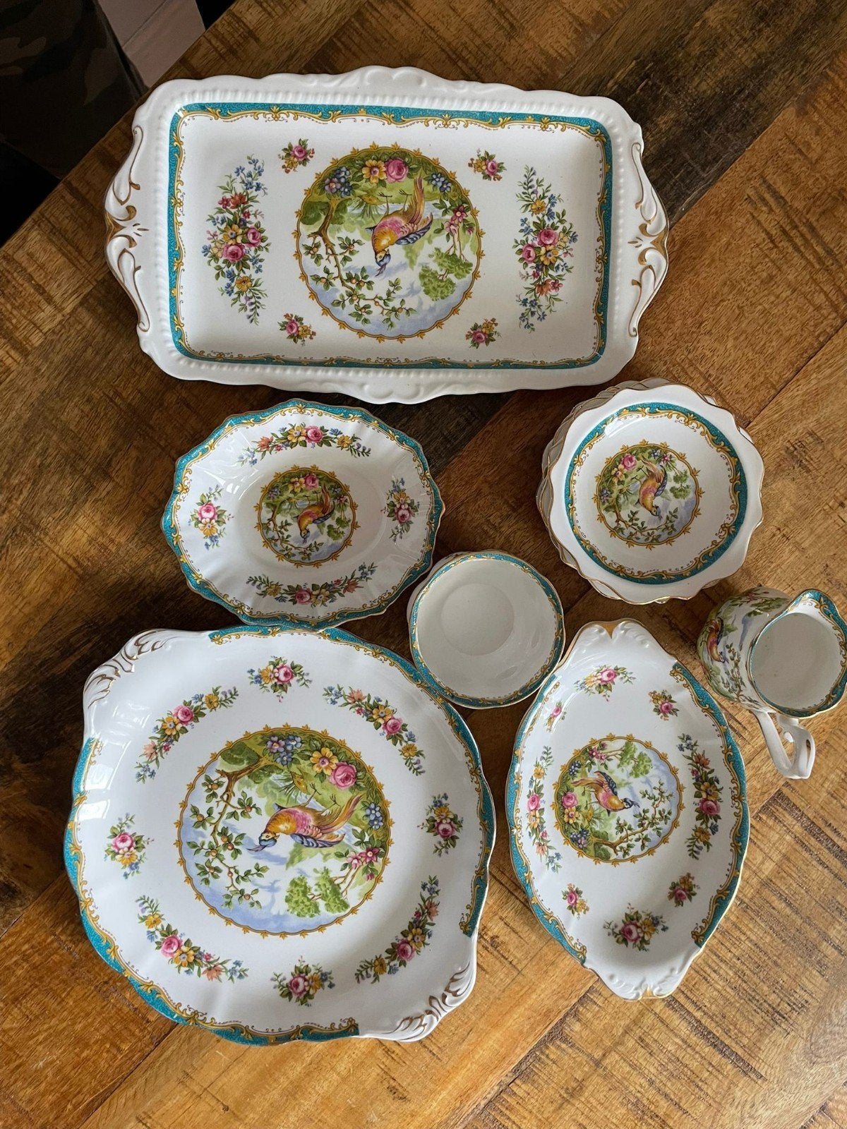 Royal Albert Chelsea Bird Servies Set - Diverse Stukken, Ophalen