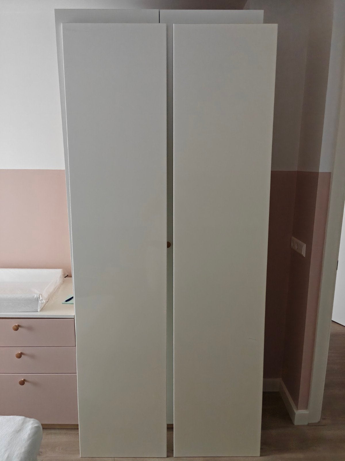 IKEA PAX deuren, hoogglans wit, zonder handgreepgaten, Ophalen, Minder dan 50 cm, Gebruikt, 200 cm of meer