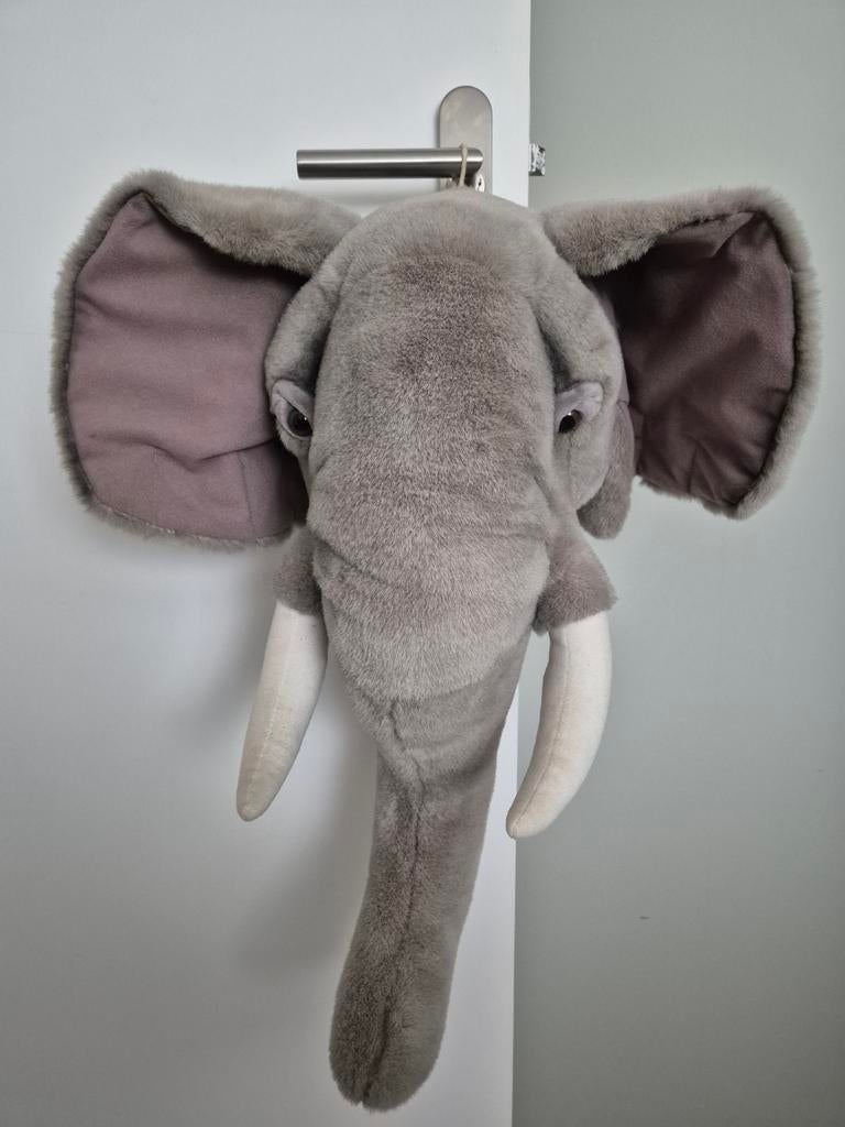 Bibib dierenkop olifant, Wild & Soft, Kinderen en Baby's, Kinderkamer | Inrichting en Decoratie, Ophalen of Verzenden, Zo goed als nieuw