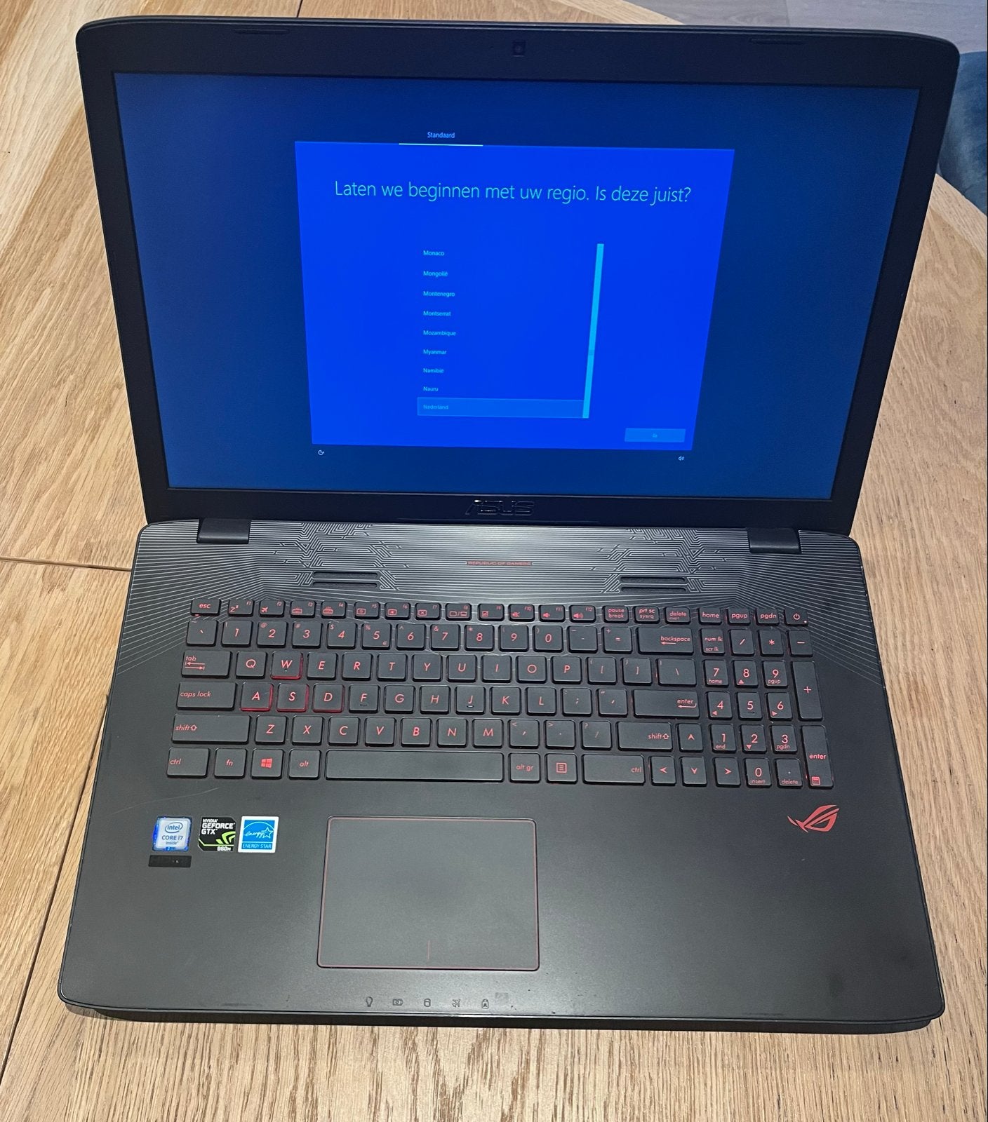 ASUS ROG GL752VW 17,3" Gaming Laptop | i7 | GTX 960M | SSD, Computers en Software, Windows Laptops, Ophalen, Gebruikt, Met videokaart