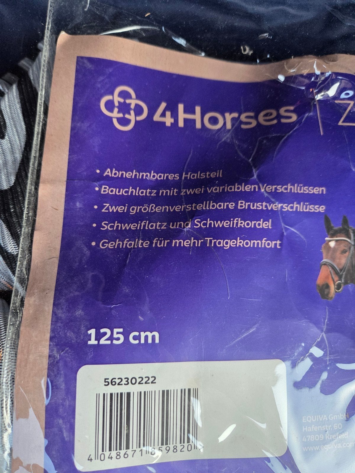 zebra vliegendeken met hals, Dieren en Toebehoren, Paarden en Pony's | Dekens en Dekjes, Overige merken, Vliegendeken, Afneembare hals