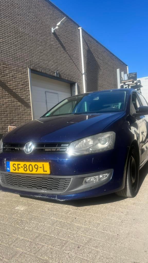 Volkswagen Polo 1.6 TDI 66KW 2011 Blauw, Auto's, Voorwielaandrijving, 1057 kg, 4 cilinders, Blauw