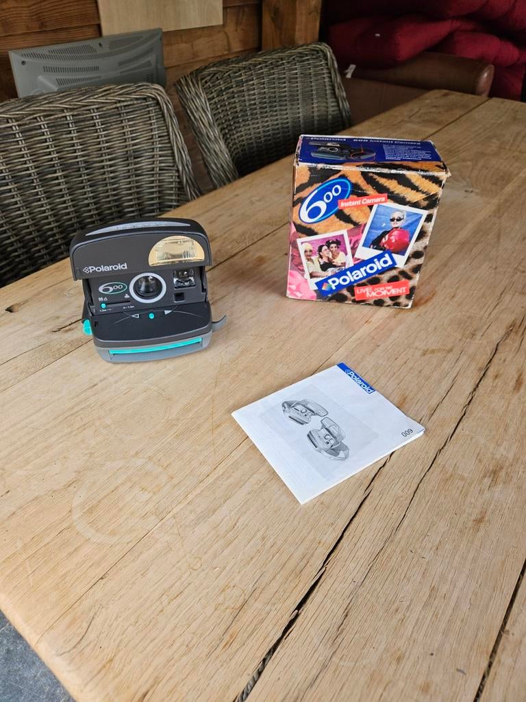Polaroid 600 Instant Camera - Vintage Direct Camera, Ophalen of Verzenden, Gebruikt, Polaroid, Polaroid