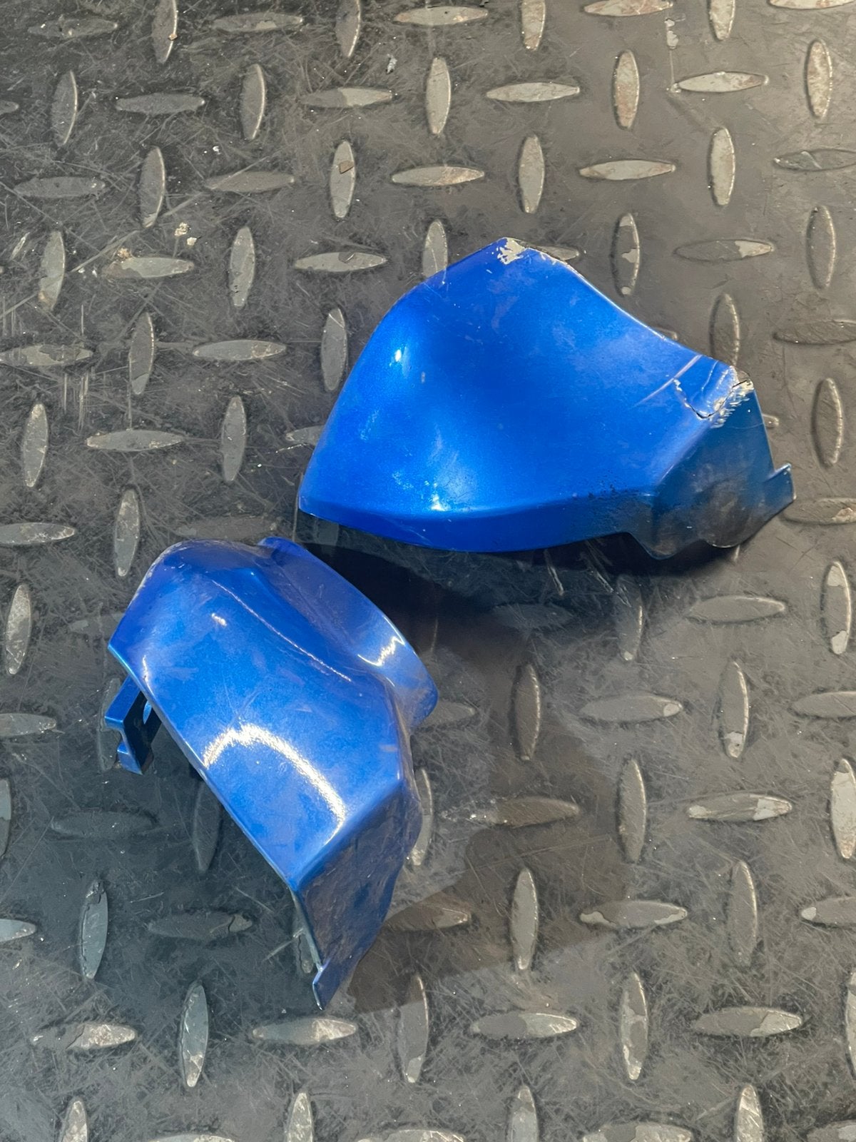 Vespa S / LX / LXV Eindkap Voetsteun Set, Ophalen of Verzenden, Gebruikt, Kap