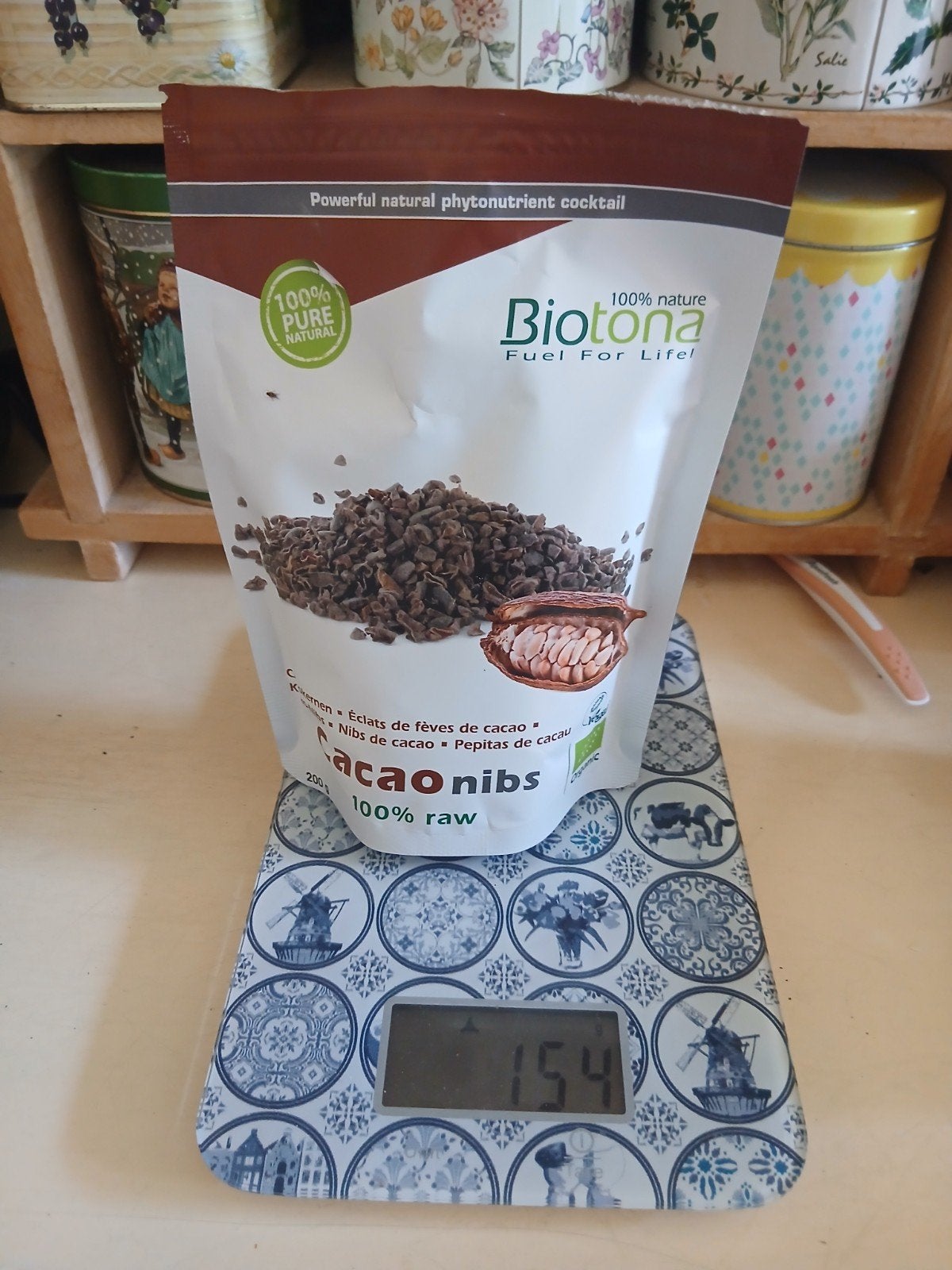 Bio cacaonibs 150 gram van 200gram, Diversen, Ophalen