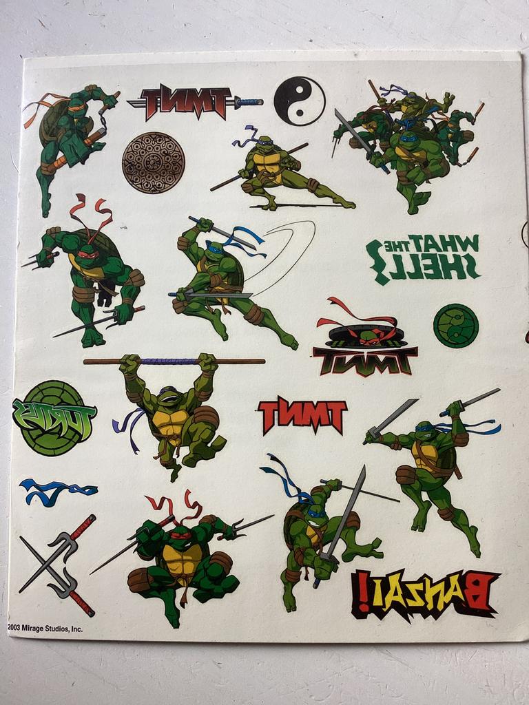 Tattoos Teenage Mutant Ninja Turtles, Verzenden, Zo goed als nieuw, Meerdere plaatjes