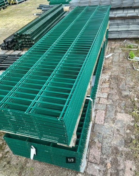 Dubbelstaafmatten pakket 25 meter 8/6/8 – 123 cm hoog, Ophalen, Nieuw, IJzer, Dubbelstaafmat hekwerk