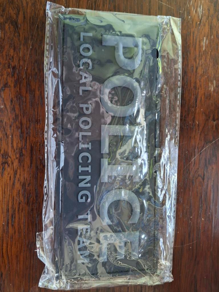 PVC Embleem Wijkagent Northern Ireland met Klittenband, Ophalen of Verzenden, Overige soorten, Engeland, Embleem of Badge