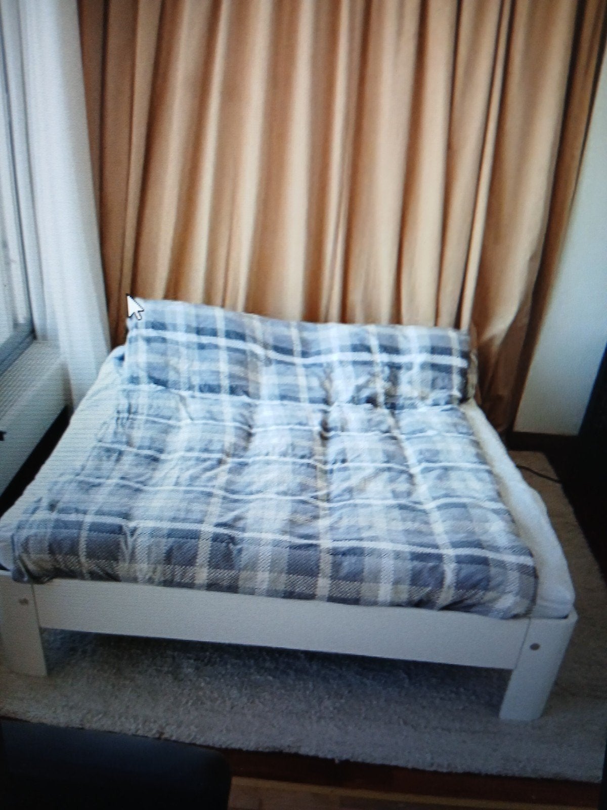 auping elektrisch 180x200 x34 cm, Huis en Inrichting, Ophalen, Wit, Tweepersoons, 180 cm
