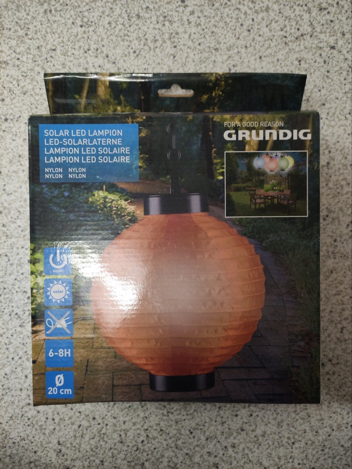 Oranje lampion buitenverlichting nieuw, Ophalen of Verzenden, Nieuw
