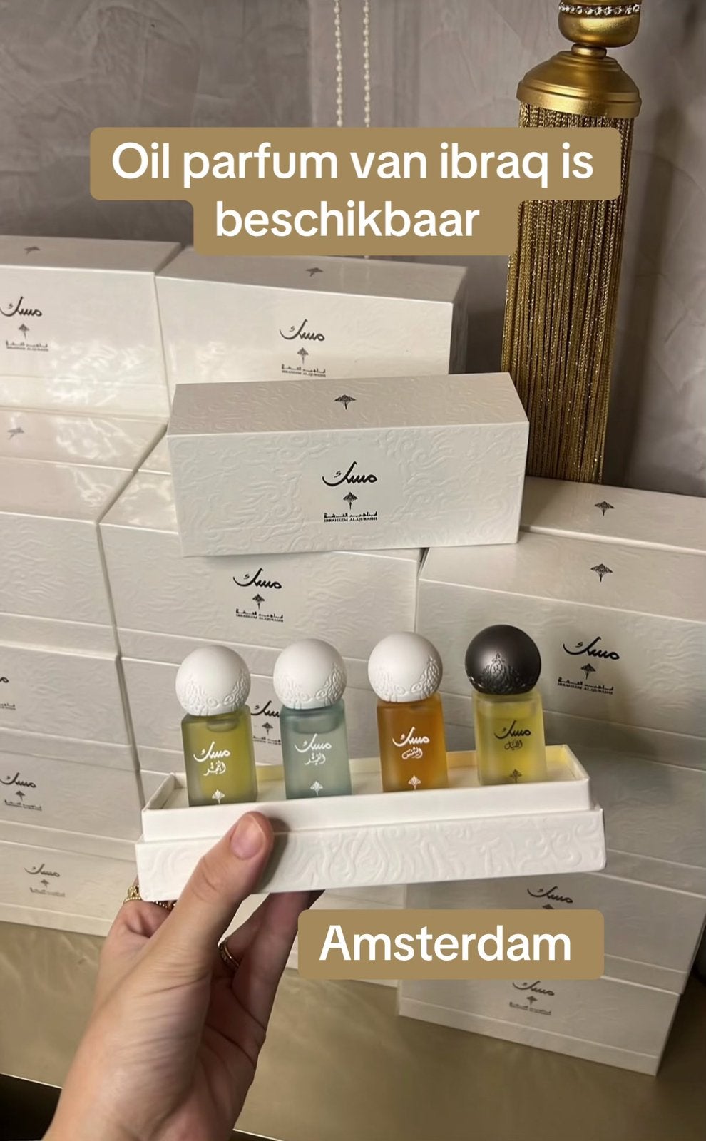 Oil parfum  musk van ibraq, Ophalen of Verzenden, Zo goed als nieuw