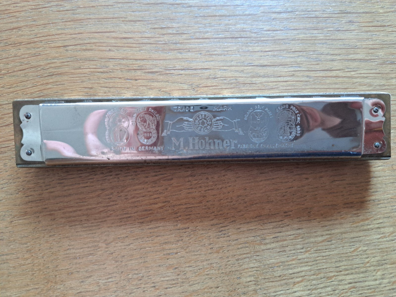 mondharmonica Vintage M. Hohner Mondharmonica met originele, Ophalen, Gebruikt, Overige typen, Met koffer of doosje