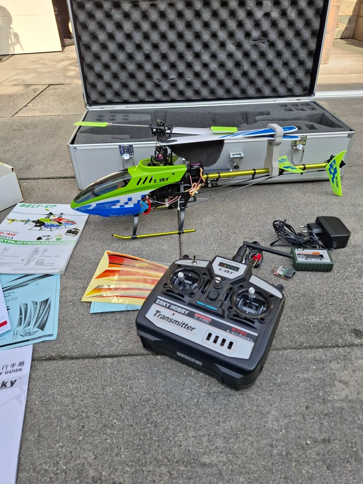 Flysky RC Helikopter Nieuw!  eventueel met 2 nieuwe lipo's, Elektro, RTF (Ready to Fly), Helikopter, Nieuw