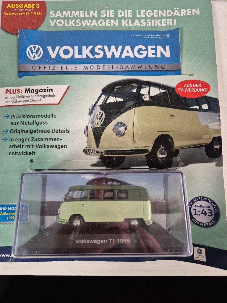 Volkswagen T 1 - 1965 - 1/43, Hobby en Vrije tijd, Ophalen of Verzenden, Nieuw, Auto, Overige merken