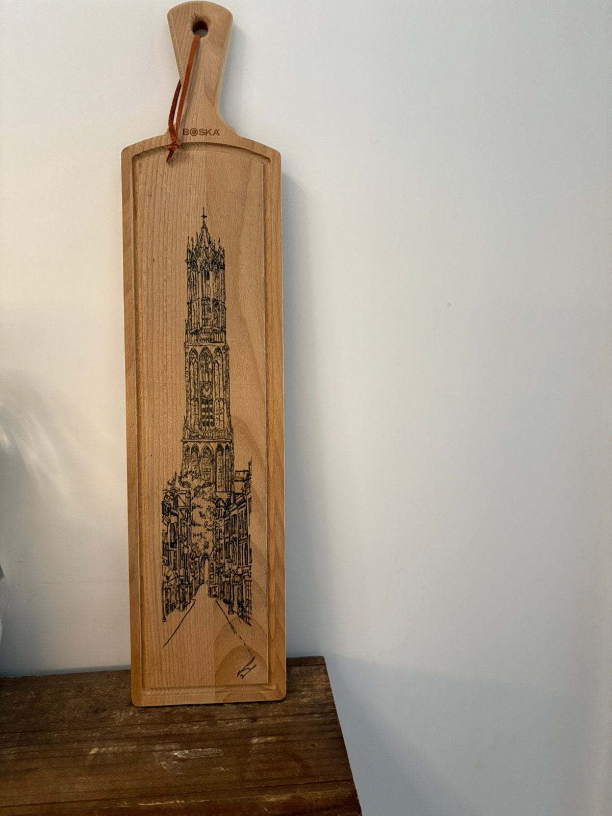 Borrelplank/kaasplank met de dom, Ophalen of Verzenden, Nieuw