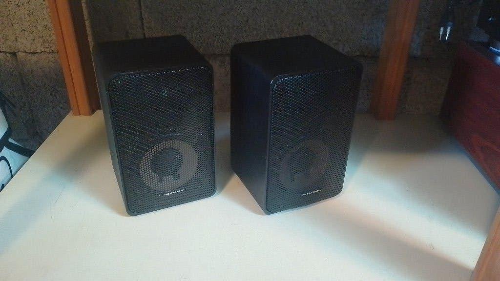 realistic minimus 7 luidsprekers, Overige merken, Ophalen of Verzenden, Zo goed als nieuw, Geschikt voor surround/home cinema