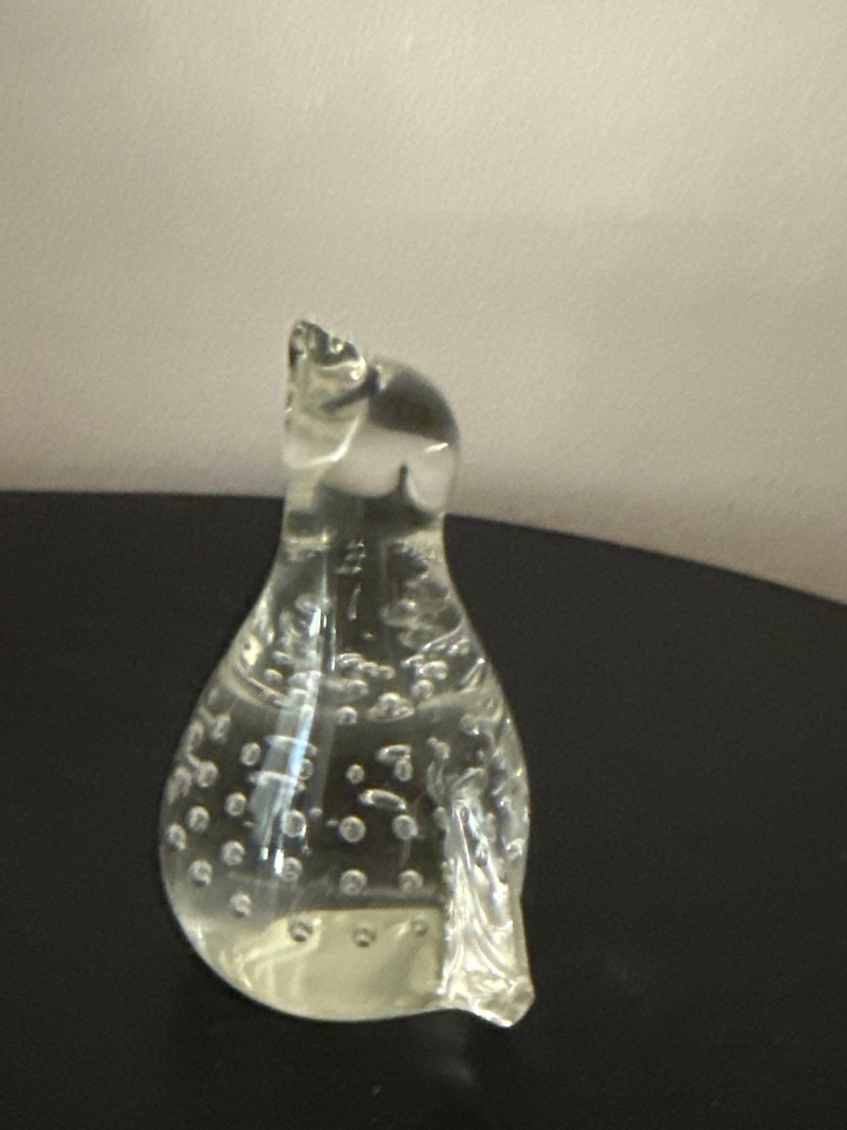 Glazen presse-papier in de vorm van een pinguïn, Ophalen of Verzenden