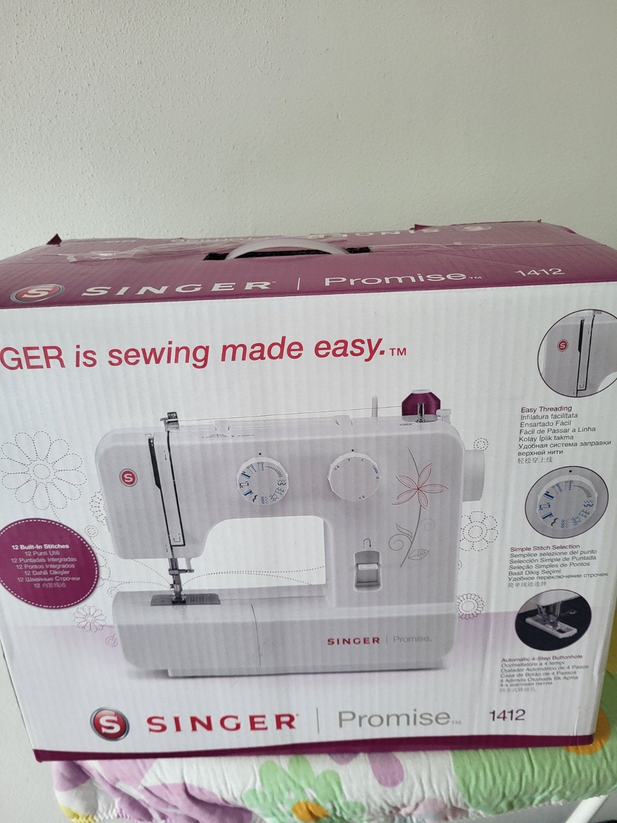 Zo goed als nieuwe Singer Promise 1412 naaimachine, Ophalen, Nieuw