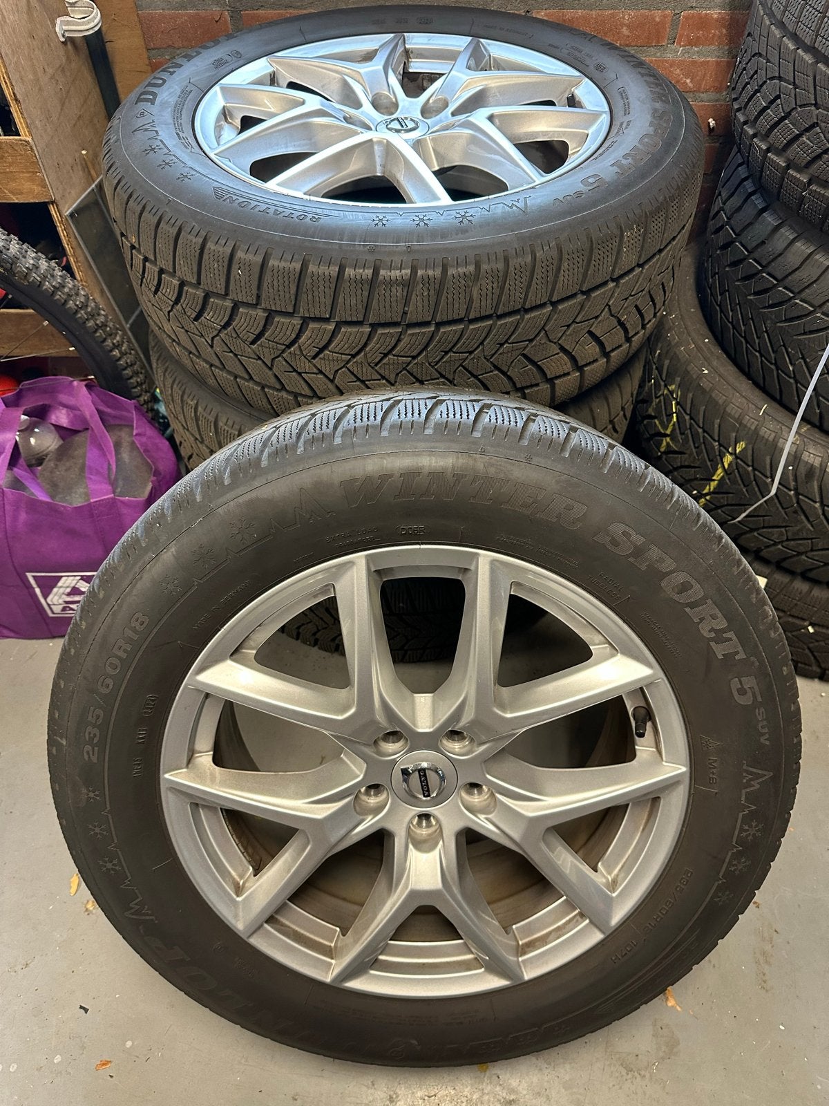volvo xc60 18 inch winterbanden, Ophalen, Gebruikt