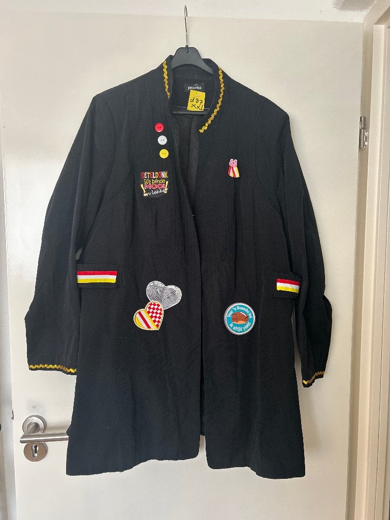 Oeteldonk dames jasje - Maat XXL, Ophalen of Verzenden, Zo goed als nieuw, Maat 46/48 (XL) of groter, Carnaval