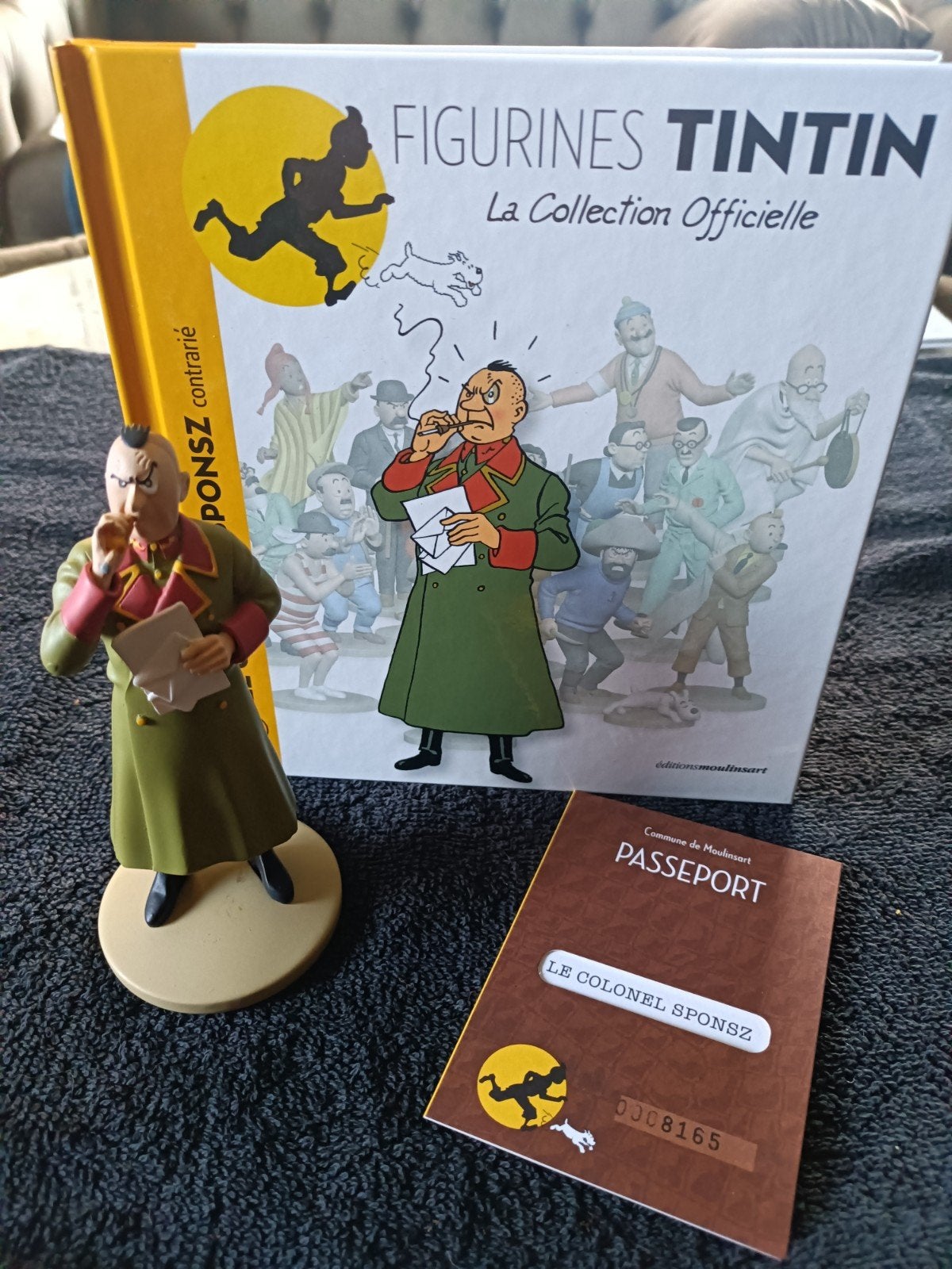 Kuifje Figuur: Kolonel Sponsz - L'Affaire Tournesol, Verzamelen, Ophalen of Verzenden