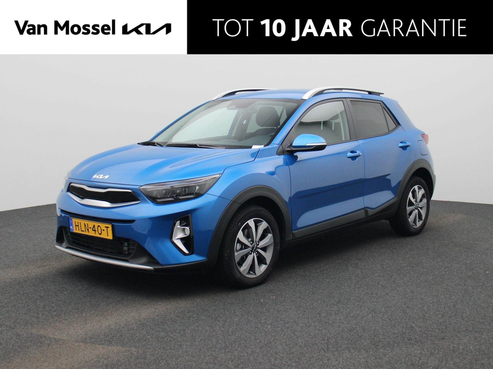 Kia Stonic 1.0 T-GDi MHEV DynamicPlusLine | Stoel en Stuur V, Auto's, Kia, 12 maanden, Euro 6, Blauw, Automatische klimaatregeling