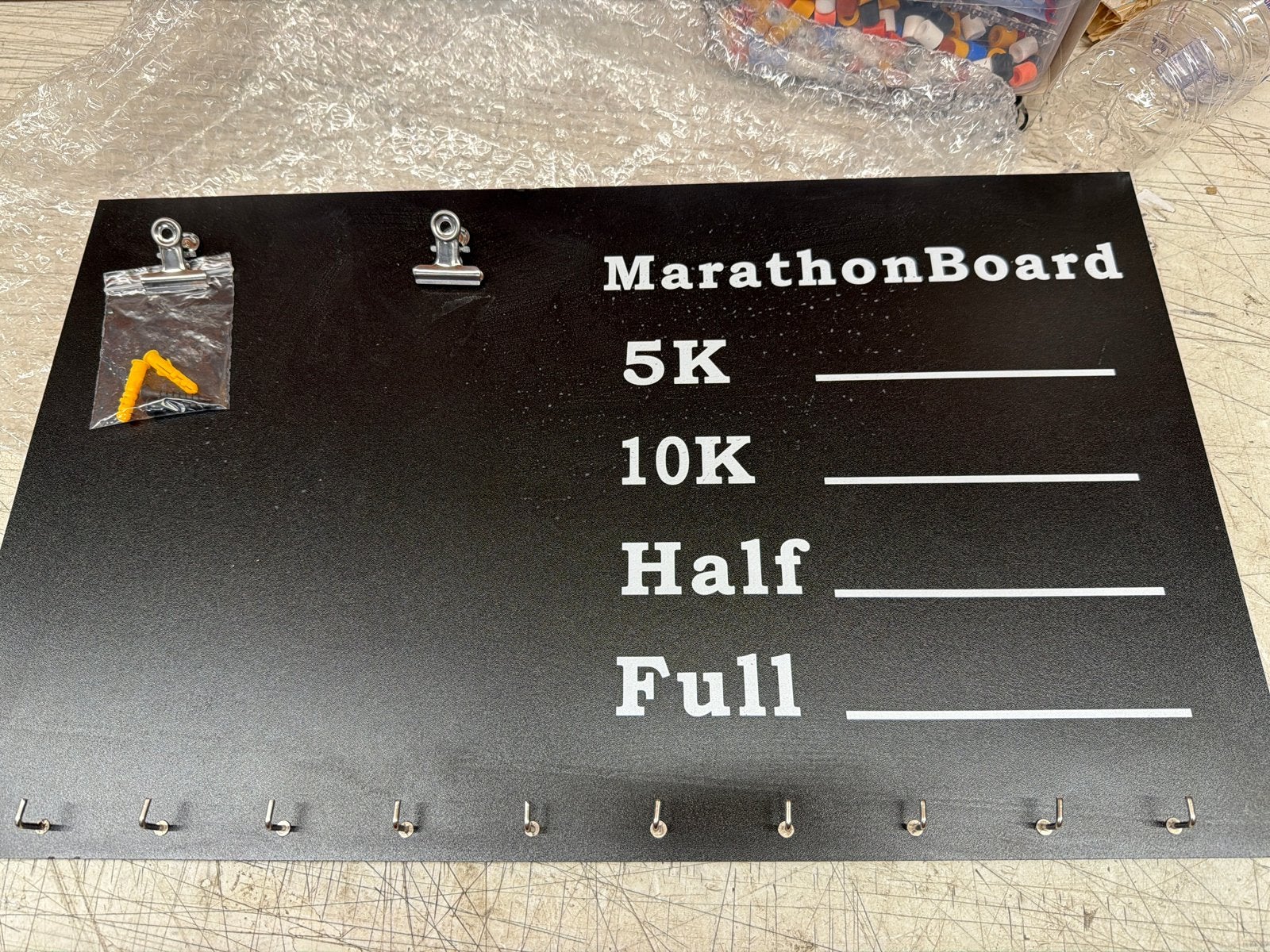 2 MarathonBoard Medaillehouder - Zwart, Sport en Fitness, Nieuw, Ophalen of Verzenden, Nvt, Nvt