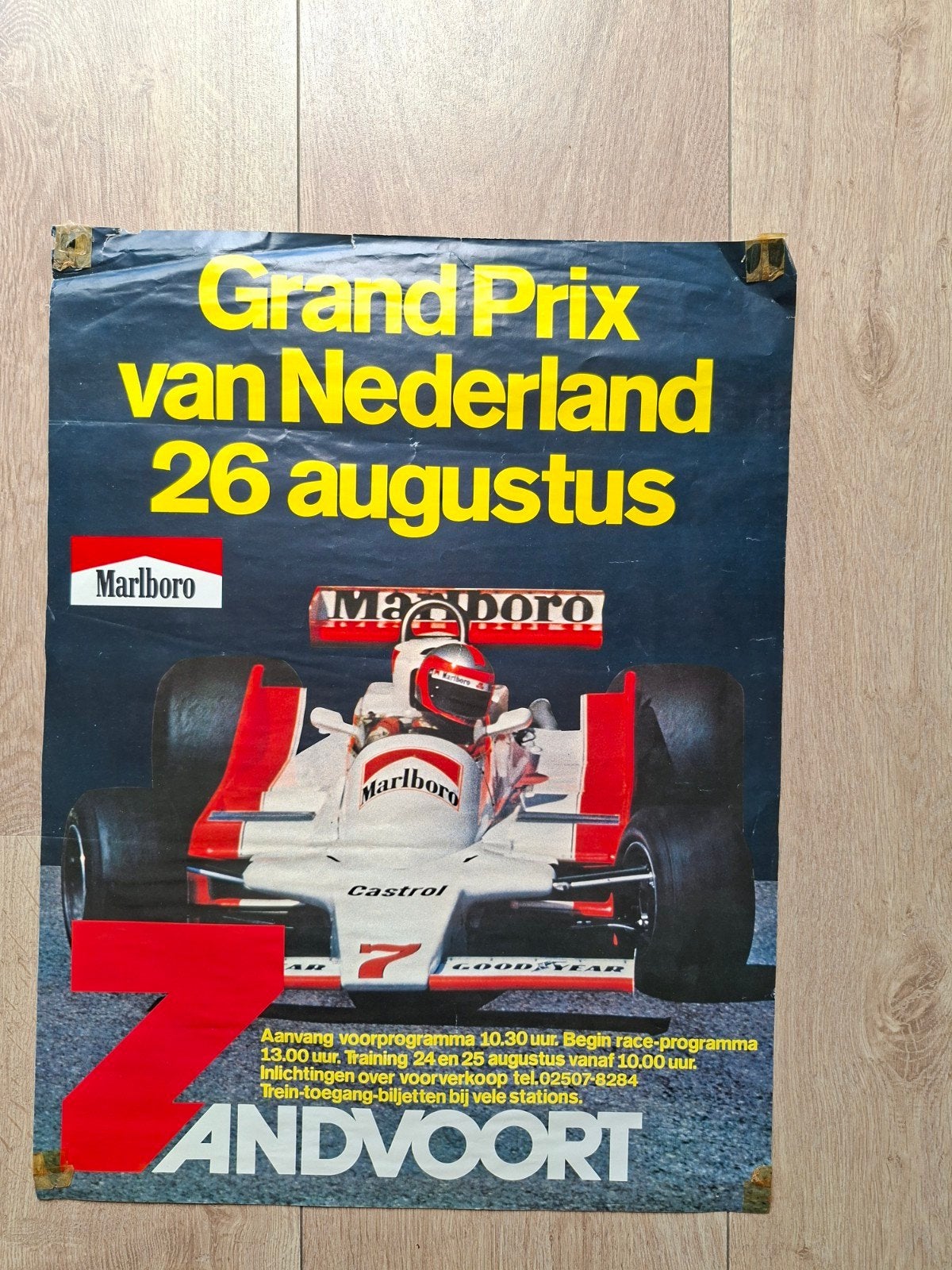 Vintage Grand Prix van Nederland Zandvoort Poster, Ophalen