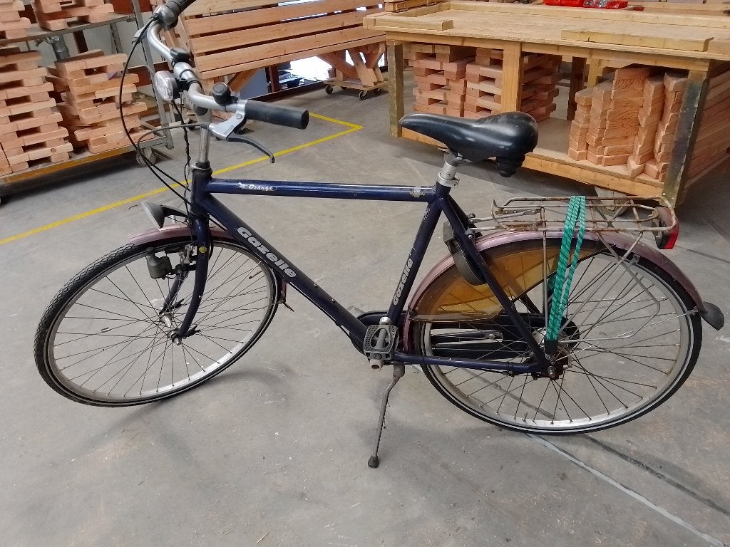 Gazelle heren fiets, frame maat circa 58 cm, Fietsen en Brommers, Fietsen | Heren | Herenfietsen, Ophalen, Gebruikt, Velgrem, Versnellingen
