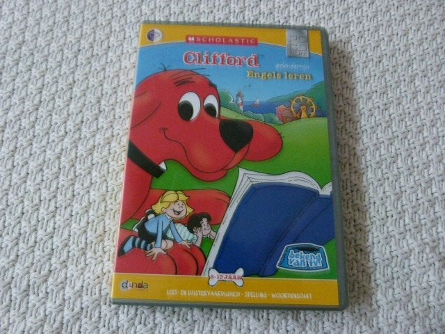 Clifford spelenderwijs Engels leren scholastic cd-rom PC, Spelcomputers en Games, Puzzel en Educatief, 1 speler, Eén computer