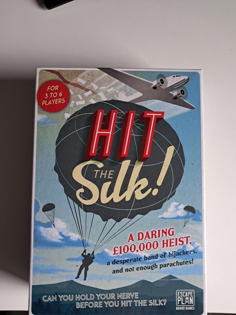 Hit the Silk! Bordspel, Hobby en Vrije tijd, Vijf spelers of meer, Ophalen, Zo goed als nieuw, Escape Plan Board Games