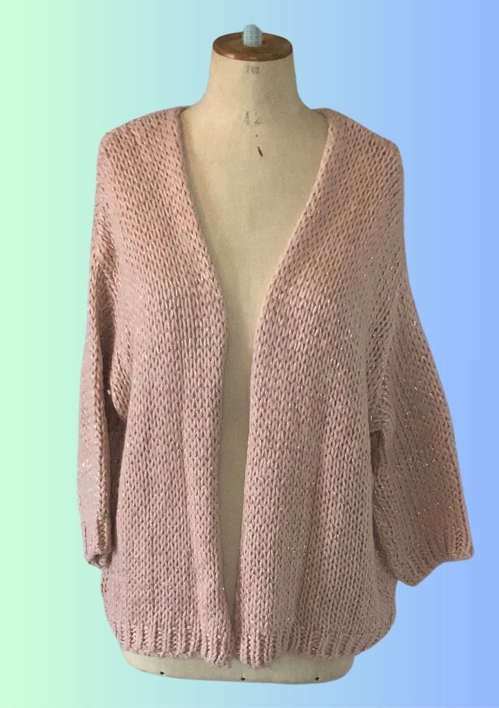 Bernadette gilet, cardigan TU, Verzenden, Zo goed als nieuw, Maat 46/48 (XL) of groter, Roze