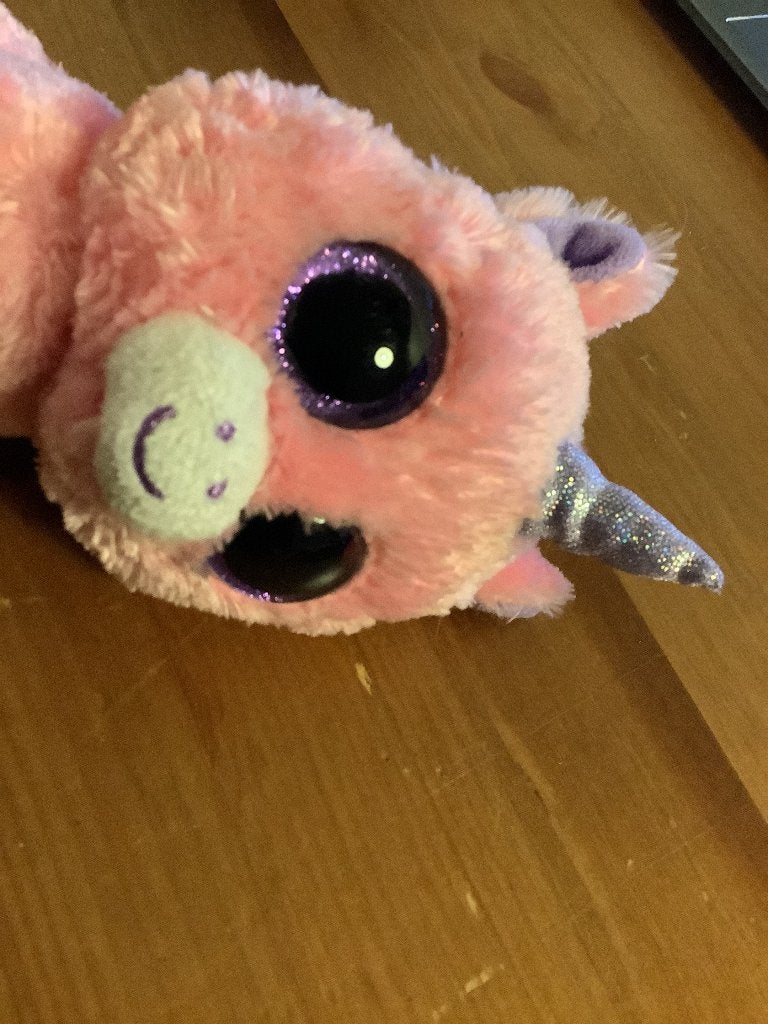 Ty Beanie Buddy knuffel. Magic de Roze Eenhoorn, 15 cm, Gebruikt, Eenhoorn, Ophalen of Verzenden, Met label