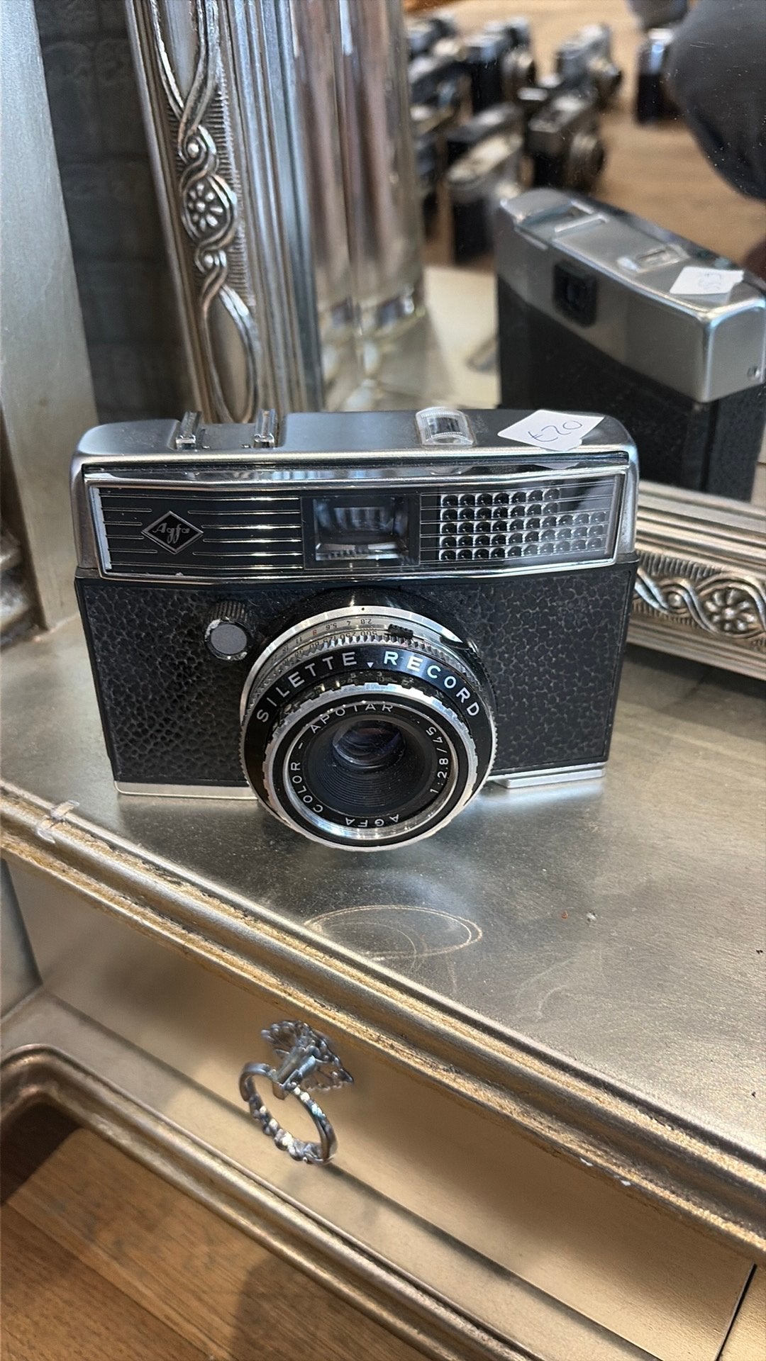 vintage Agfa Silette Record uit 1963,, Ophalen of Verzenden, Zo goed als nieuw, Compact, Overige Merken