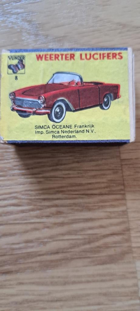 Simca Oceane, Verzamelen, Ophalen of Verzenden, Gebruikt, Sigarenbandjes