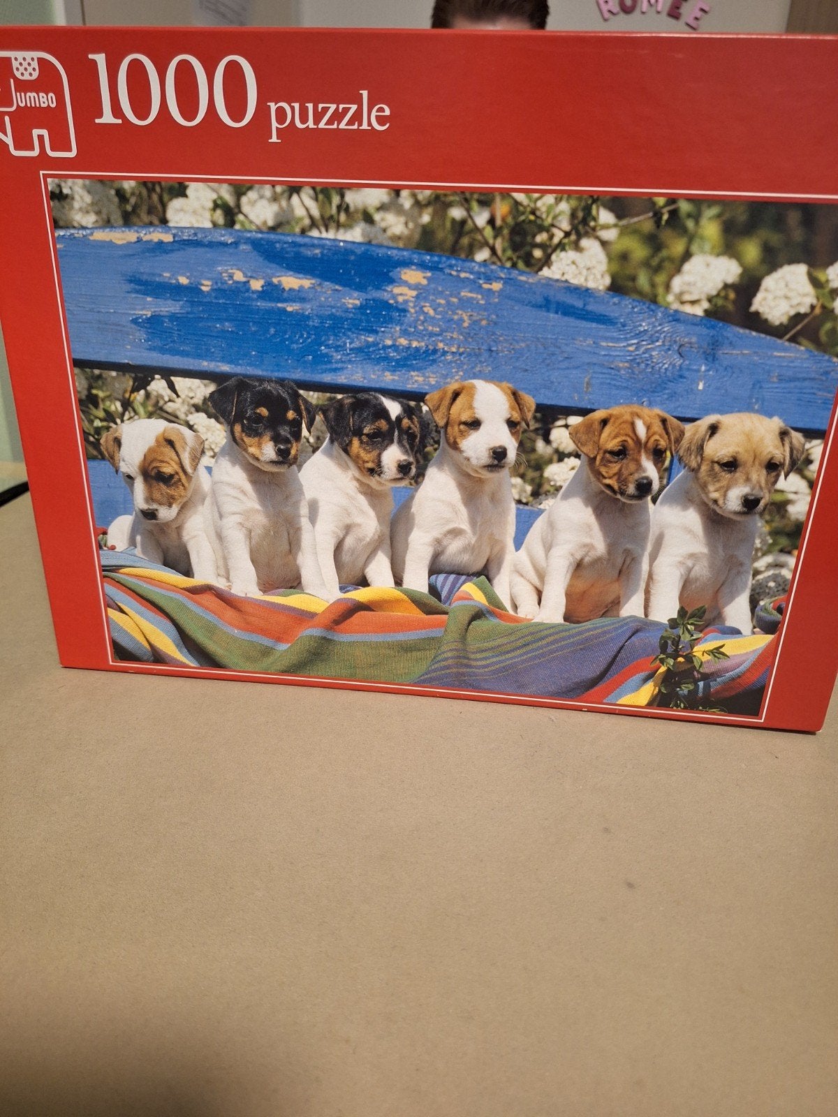 Honden puzzel 1000 stukjes helemaal compleet 1x gemaakt, Ophalen, 500 t/m 1500 stukjes, Zo goed als nieuw