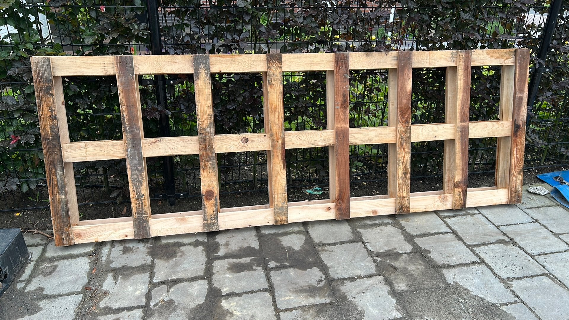 Houten pallets, Doe-het-zelf en Verbouw, Hout en Planken, Ophalen, Gebruikt, 250 tot 300 cm, Overige houtsoorten