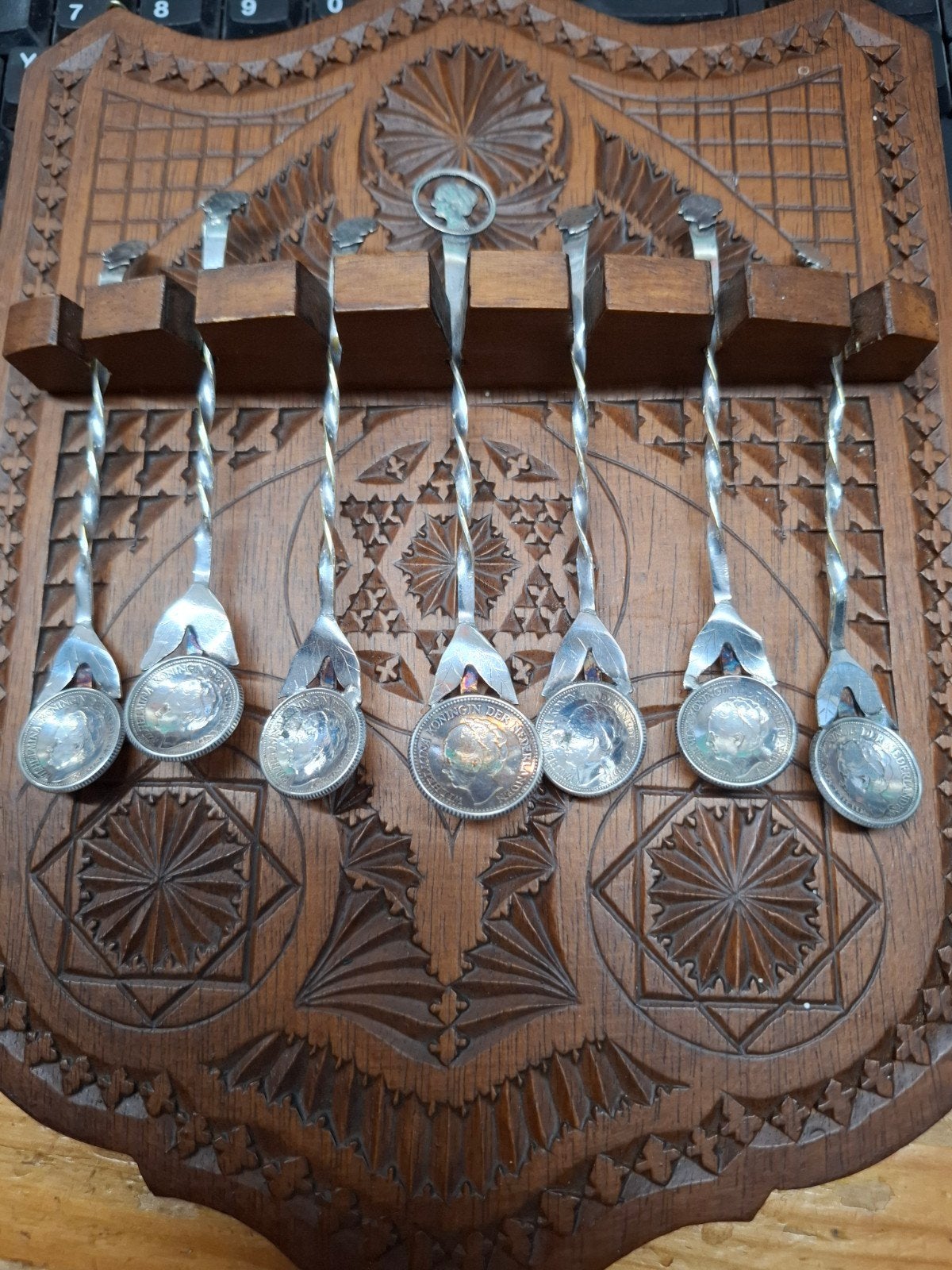 Zilveren lepeltjes uit 1942, handgemaakt, Ophalen of Verzenden