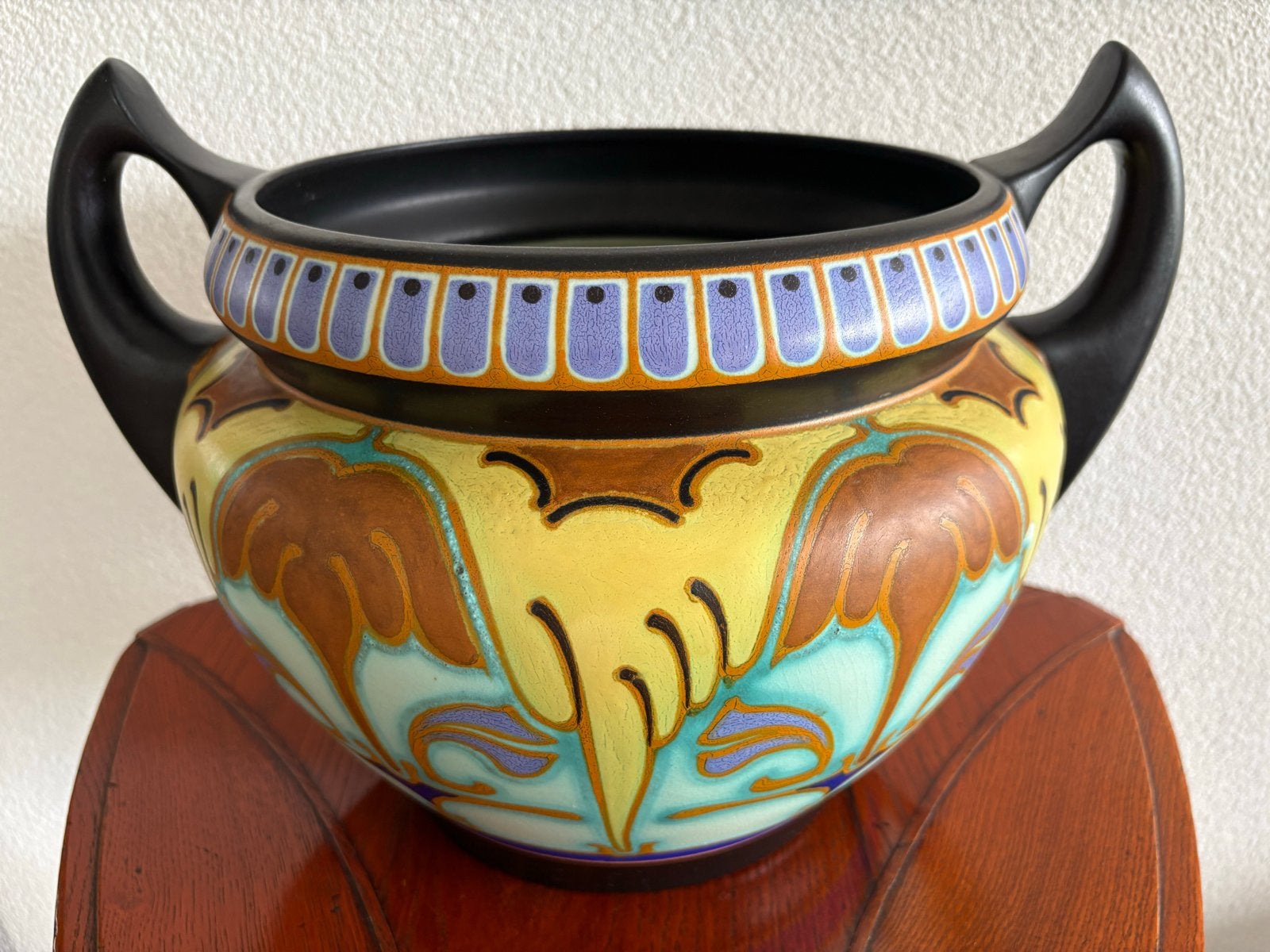 Zeldzame Art Deco Vaas van Corel Schoonhoven, Holland, Ophalen of Verzenden