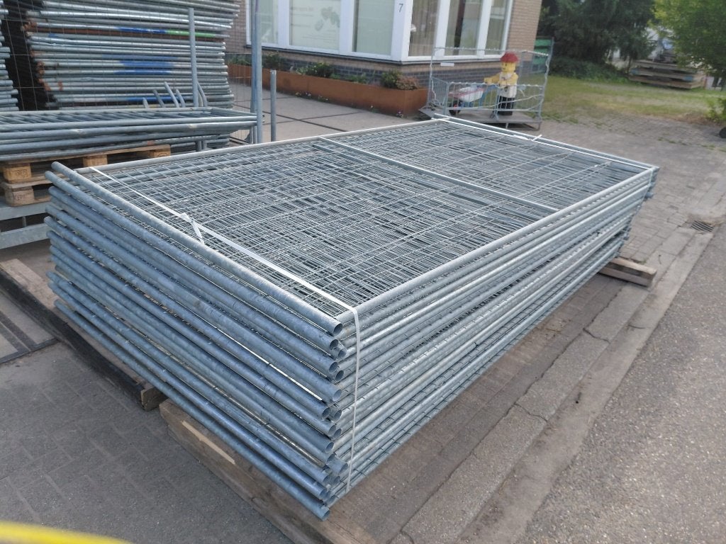 Gebruikte bouwhekken met middenbuis, goede kwaliteit, Tuin en Terras, Ophalen, Gebruikt, Overige typen, Nvt