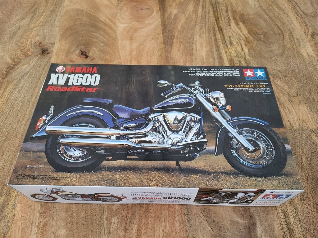 Yamaha xv1600 Road Star - Tamiya modelbouw 1:12, Nieuw, Ophalen of Verzenden, Tamiya, Groter dan 1:32