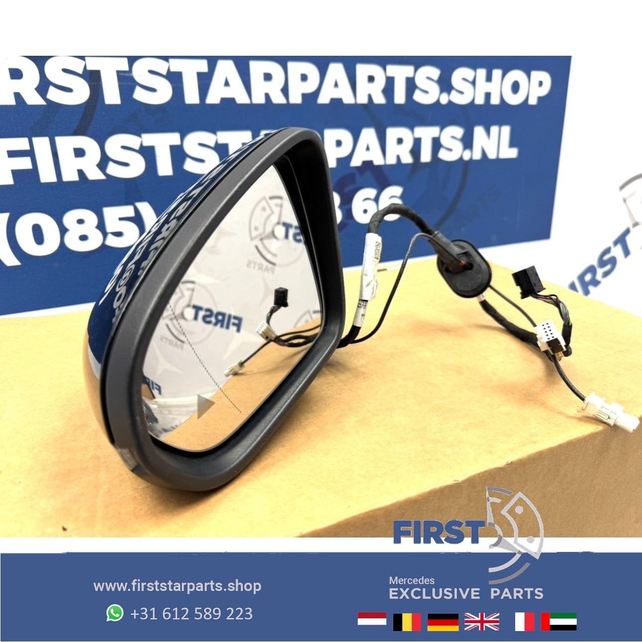 W177 A KLASSE A35 A45 AMG SPIEGEL RECHTS VOL OPTIE 360 CAMER, Auto-onderdelen, Gebruikt, -, Ophalen of Verzenden, -