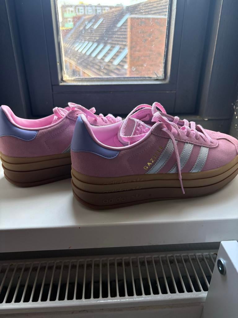 Adidas Gazelle Bold Roze Platform Sneakers, Ophalen of Verzenden, Zo goed als nieuw, Roze, Sneakers of Gympen