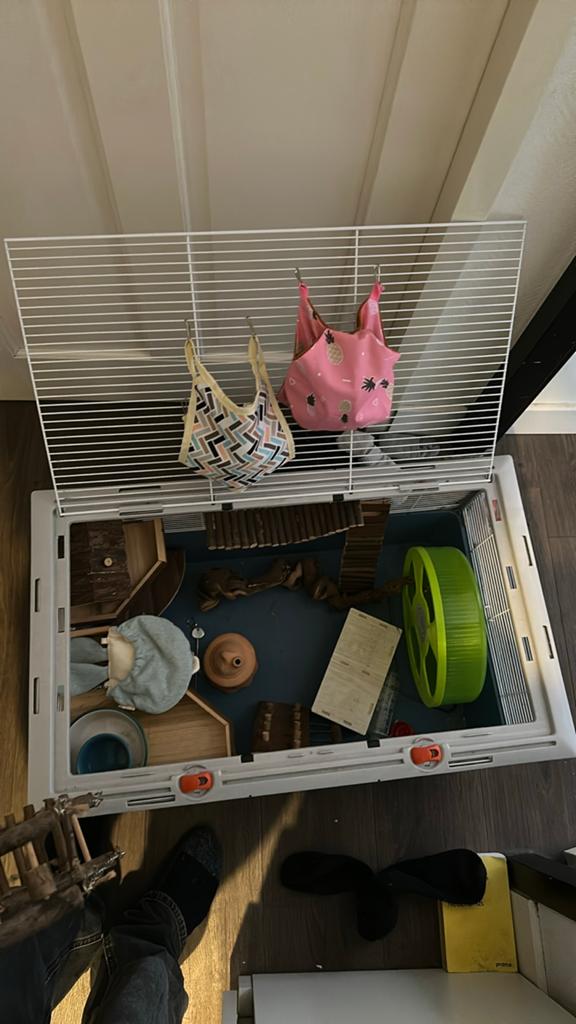 Hamsterkooi, Kooi, Gebruikt, Hamster, 75 tot 110 cm