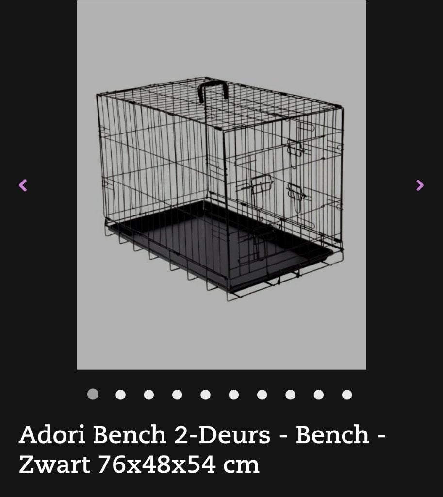 Honden bench, Dieren en Toebehoren, Ophalen, Zo goed als nieuw
