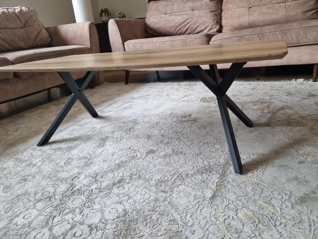 Salontafel, Huis en Inrichting, Ophalen, Gebruikt, 100 tot 150 cm, 50 tot 100 cm